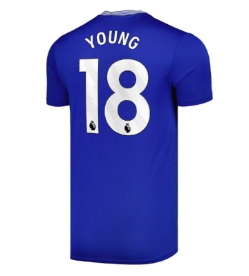 Everton Ashley Young #18 Hjemmebanetrøje 2024-25 Kort ærmer